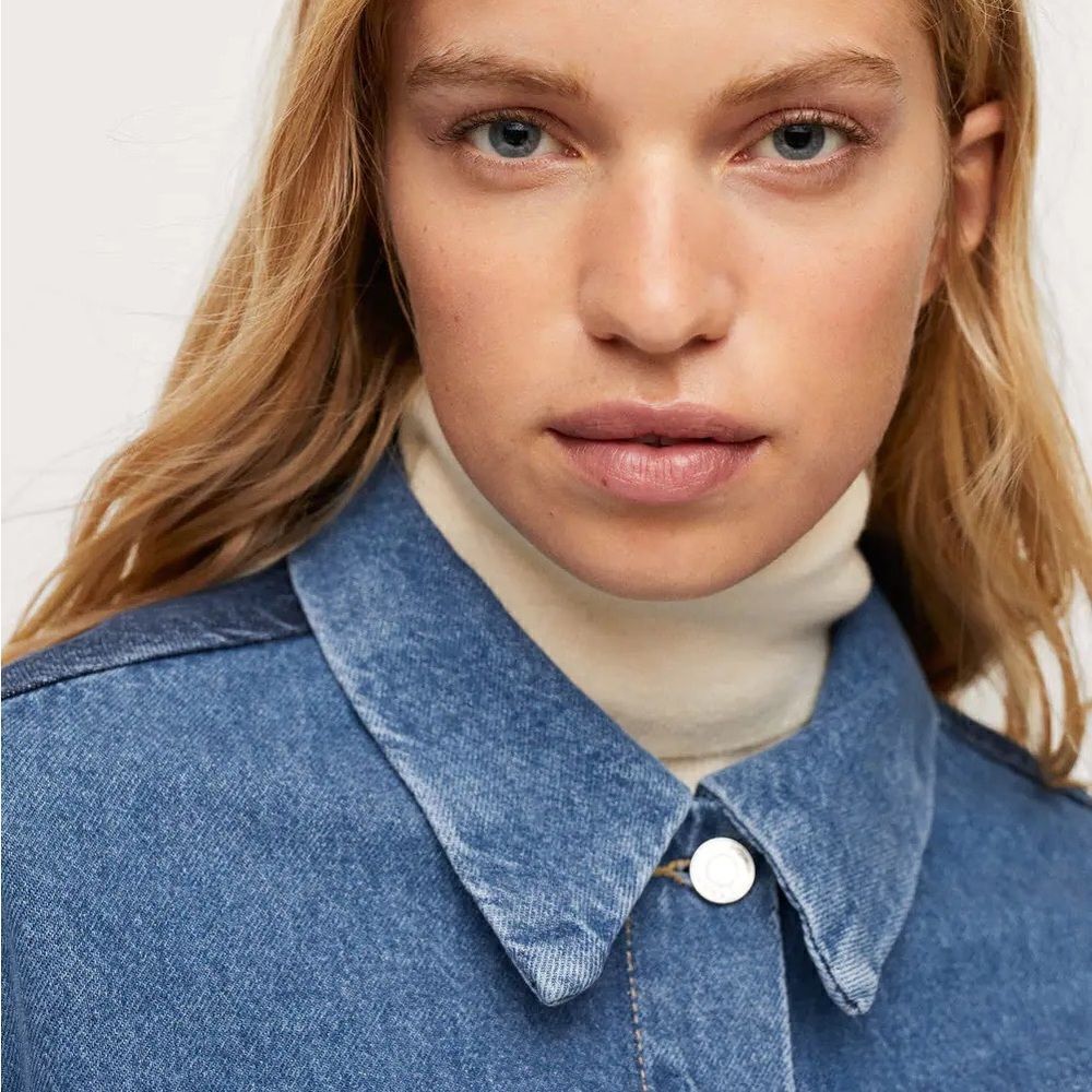 Mango Contrast Panel Jacket New - Picture 5 of 10